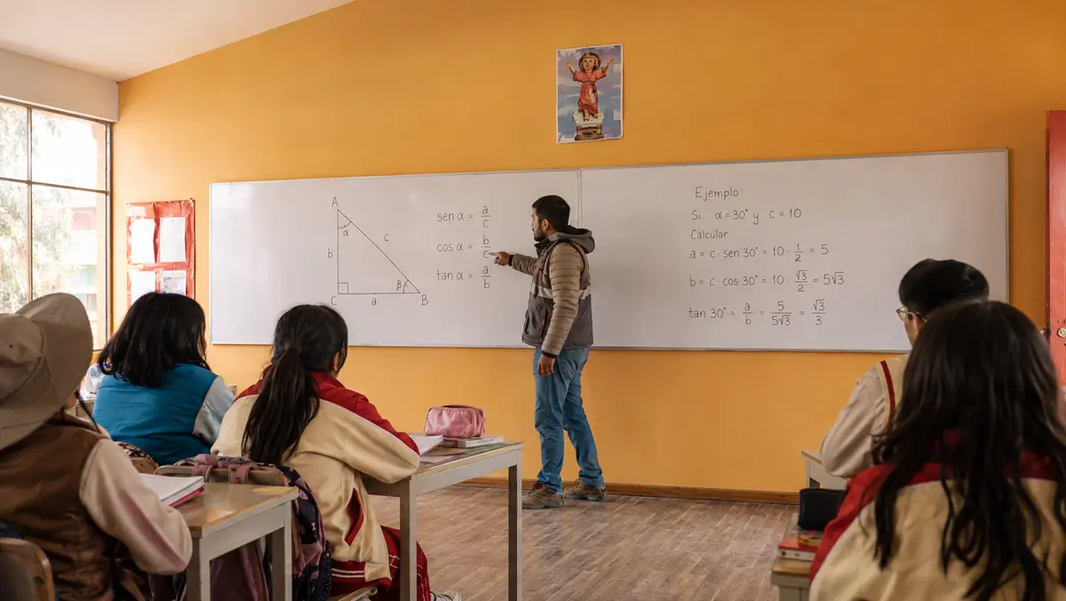 Imagen ilustrativa de aula para la ruta de Trigonometría